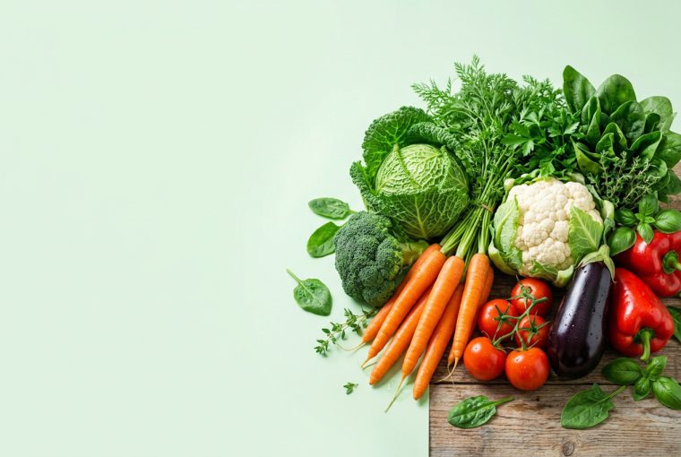 Fresh organic vegetables