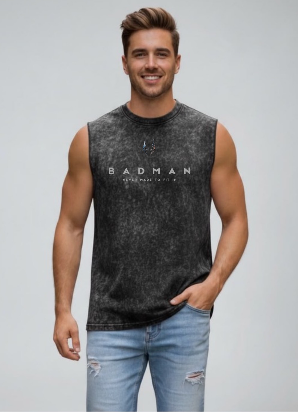 Acid Washed Tanks -Black